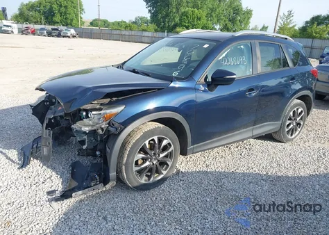 2016 Mazda Cx-5 Grand Touring из США, поврежденный, VIN JM3KE4DY6G0766396